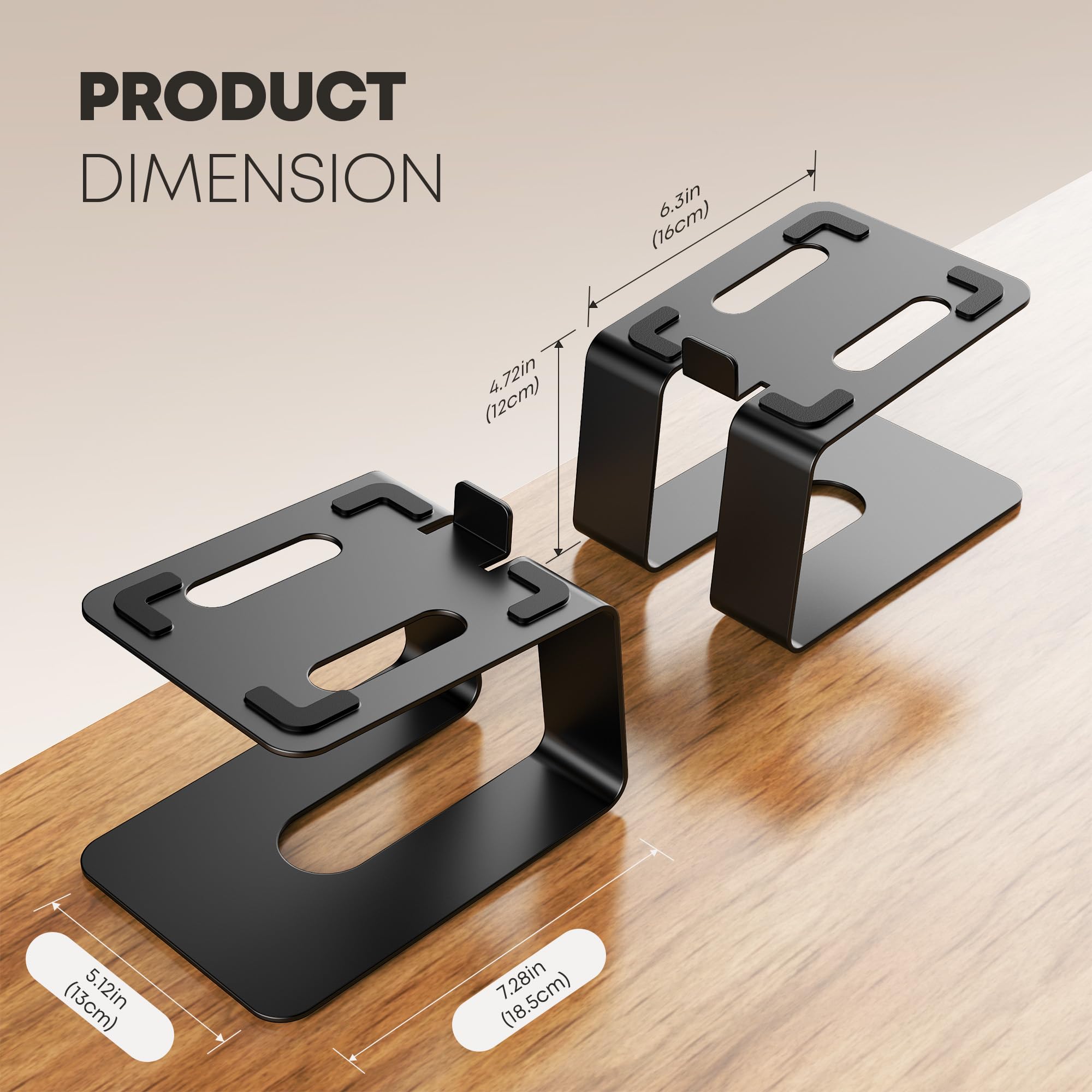 Amazon.co.jp: デスクスピーカースタンド、スタジオモニター用